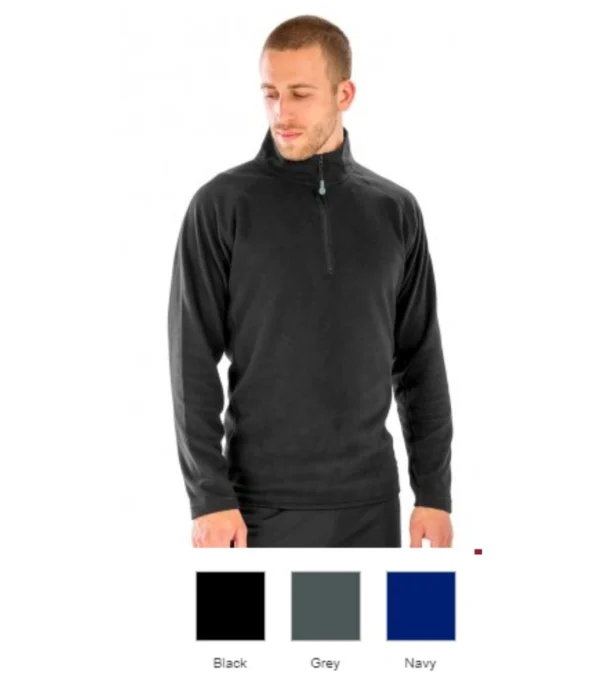 Result RS905 Genuine Recycled Zip Neck Micro Fleece